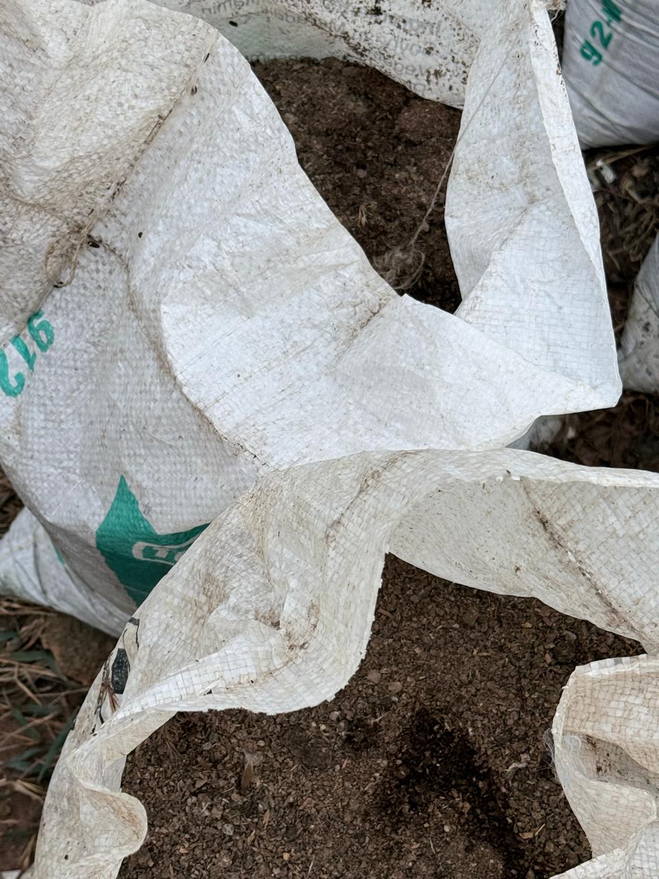 Poultry manure bags